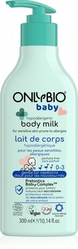 Tělové mléko hypoalergenní pro miminka 300 ml OnlyBio